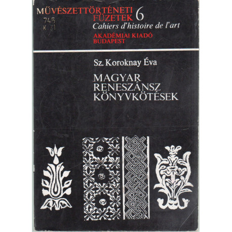 Magyar reneszánsz könyvkötések