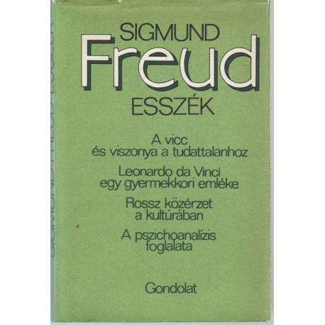 Sigmund Freud esszék