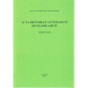 Acta Historiae Litterarum Hungaricarum