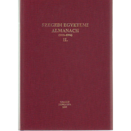 Szegedi egyetemi Almanach (1921-1996)