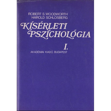 Kísérleti pszichológia I-II. kötet