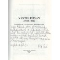 Vántus István (1935-1992) Dedikált