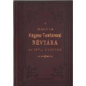 A Magyar Kegyes-Tanítórend névtára az 1910/11. tanévre.