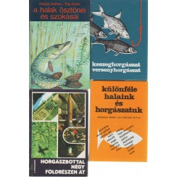 Horgászkönyv (4 db)