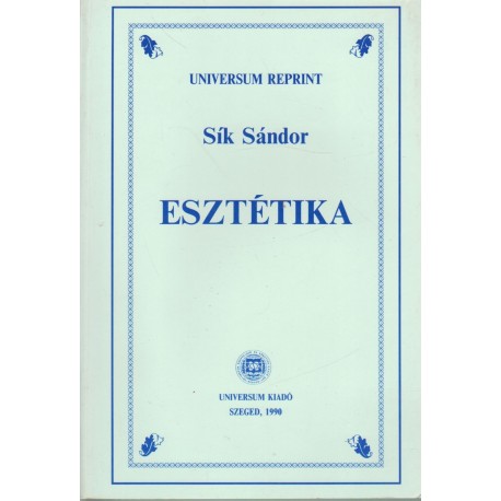 Esztétika (reprint kiadás)