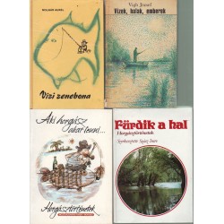 Horgász könyvek (4 db)