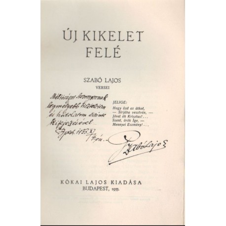 Új kikelet felé (dedikált)