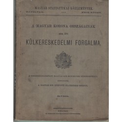 A Magyar Korona Országainak 1900. évi külkereskedelmi forgalma