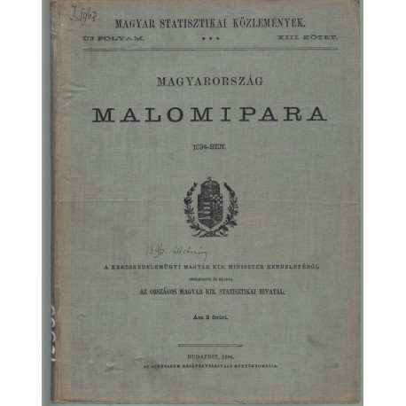 Magyarország malomipara 1894-ben