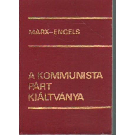 A Kommunista Párt Kiáltványa