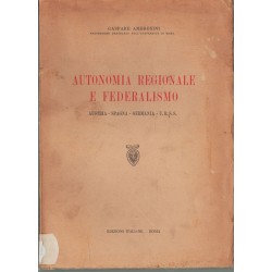 Autonomia Regionale e Federalismo