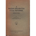 A magyar szellem útja 1777-től napjainkig