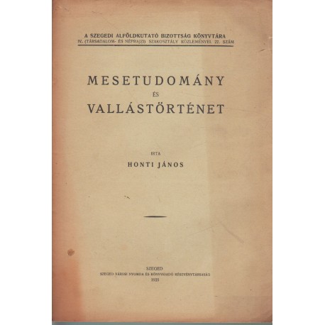 Mesetudomány és vallástörténet