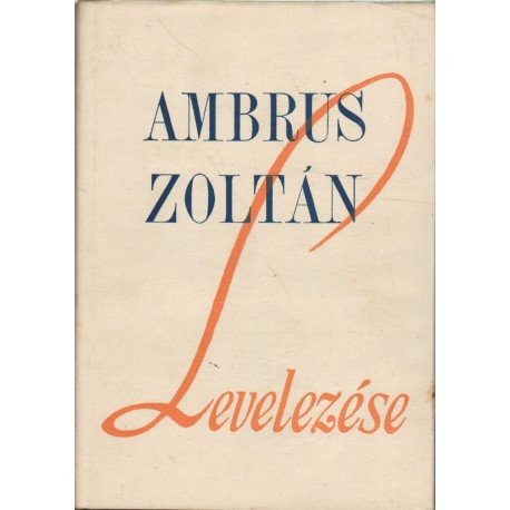 Ambrus Zoltán levelezése