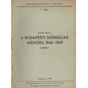 A budapesti színházak műsora 1945-1949