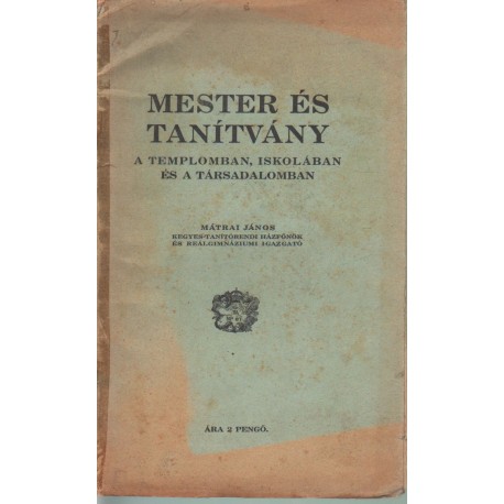 Mester és tanítvány