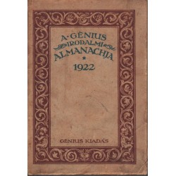 A Genius irodalmi almanachja 1922.