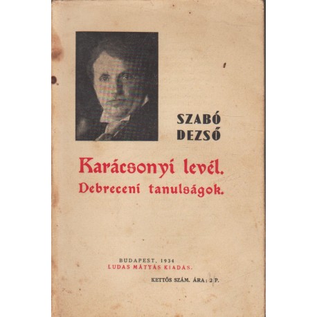 Karácsonyi levél. Debreceni tanulságok