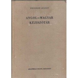 Angol-magyar kéziszótár (1987)