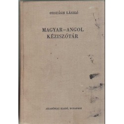 Magyar-angol kéziszótár (1987)