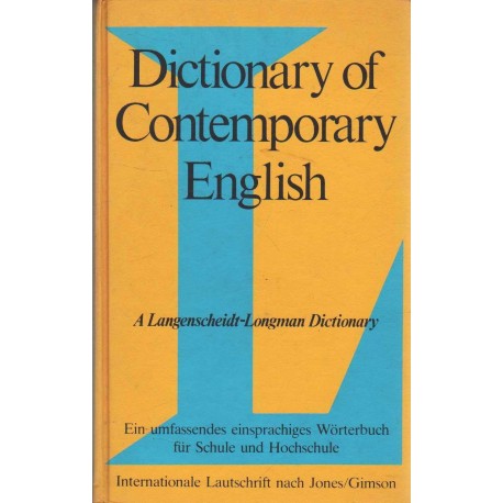 Dictionary of Contemporary English