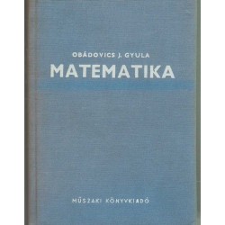 Matematika (Obádovics J. Gyula)