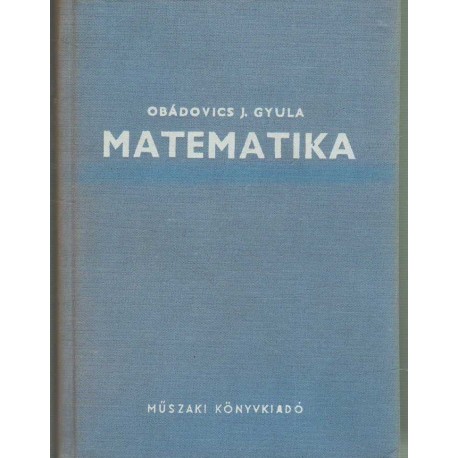 Matematika (Obádovics J. Gyula)