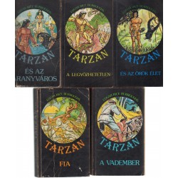 Tarzan könyvek (10 db)