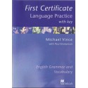 First Certificate Language Practice with key