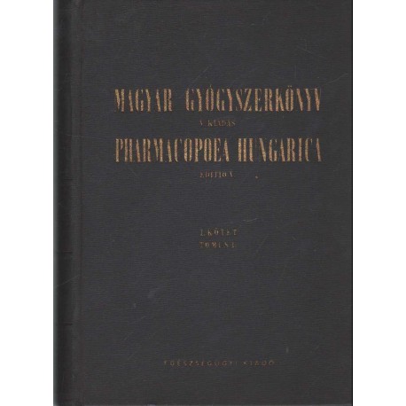 Magyar gyógyszerkönyv I-III. (1954)