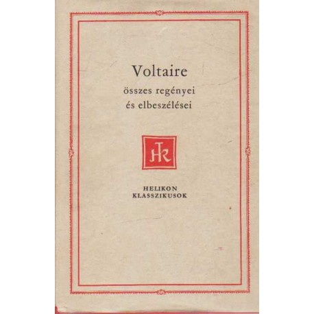 Voltaire összes regényei és elbeszélései