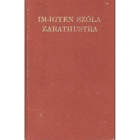 Im-igyen szóla Zarathustra (hanonmás)