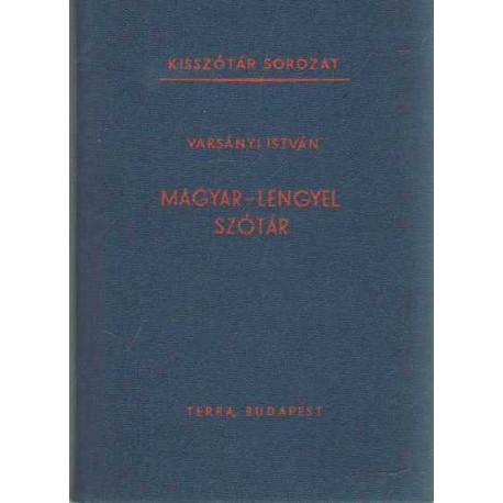 Magyar-lengyel szótár (1988)