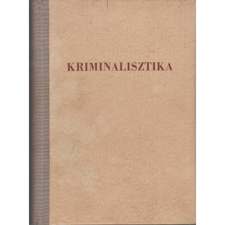 Kriminalisztika (1961)