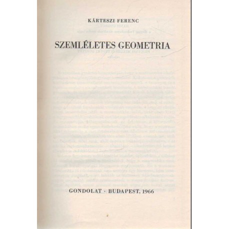 Szemléletes geometria