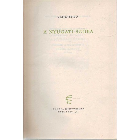 A nyugati szoba