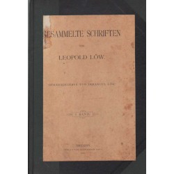 Gesammelte Schriften von Leopold Löw I. Band