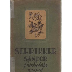 Schrikker Sándor faiskolájának árjegyzéke 1940-41