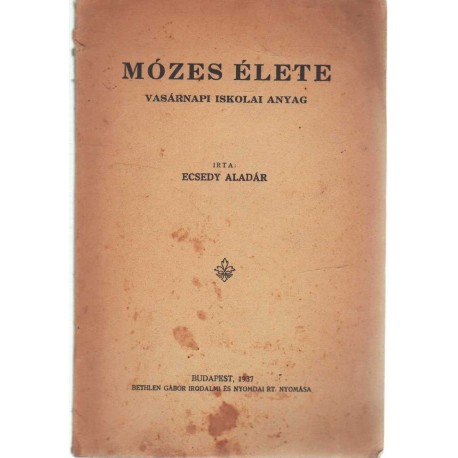 Mózes élete (1937)