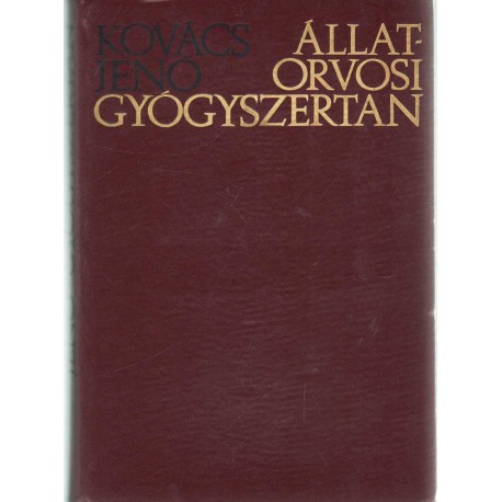 Állatorvosi gyógyszertan (1970)