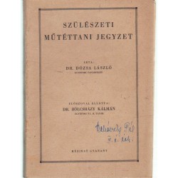 Szülészeti műtéttani jegyzet