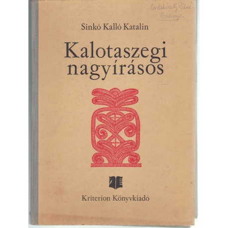 Kalotaszegi nagyírásos