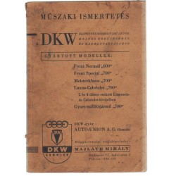 DKW műszaki ismertetés (NSU, Audi, VW elődje)
