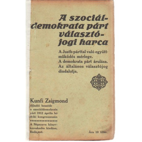 A szociáldemokrata párt választójogi harca (1912)