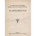 A Magyar Családok Országos Egyesületének alapszabályai