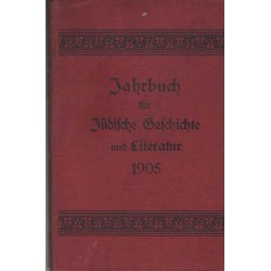 Jahrbuch für jüdische Geschichte und Literatur - Mitteilungen aus dem Verband der Vereine für jüdische Geschichte und Lit...