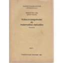 Valószínűségelmélet és matematikai statisztika