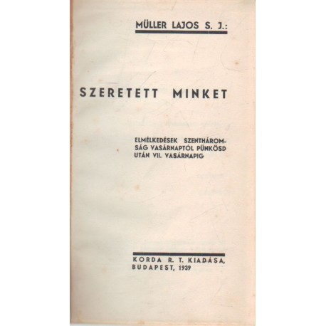 Szeretett minket