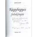 Nagyhegyes falukönyve (Dedikált)