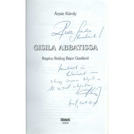 Gisila Abbatissa (dedikált)